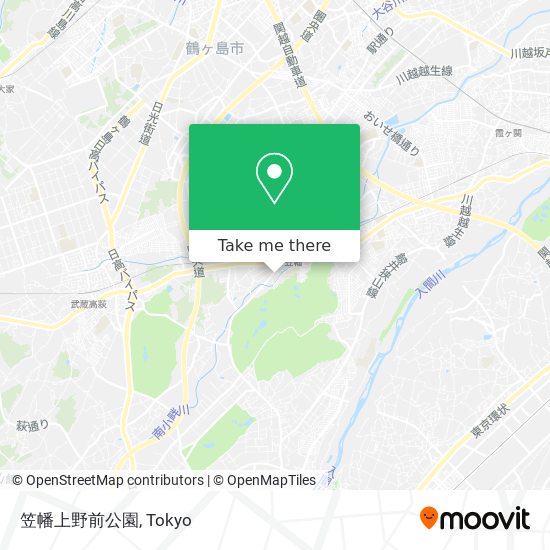 笠幡上野前公園 map