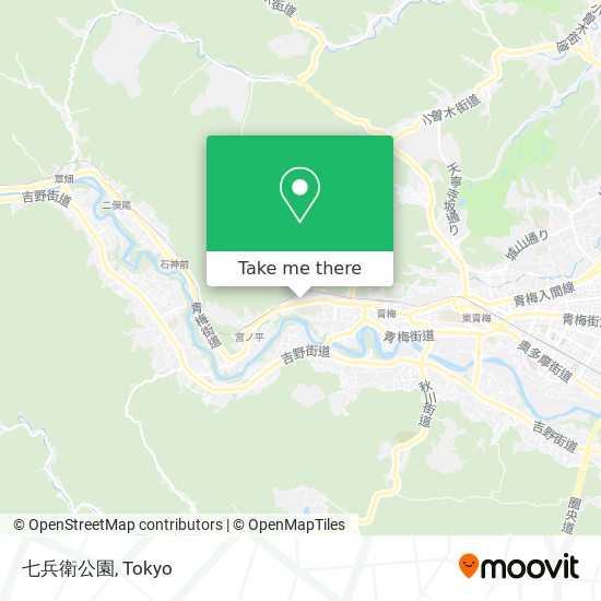 七兵衛公園 map