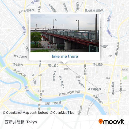 西新井陸橋 map