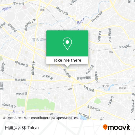 田無演習林 map