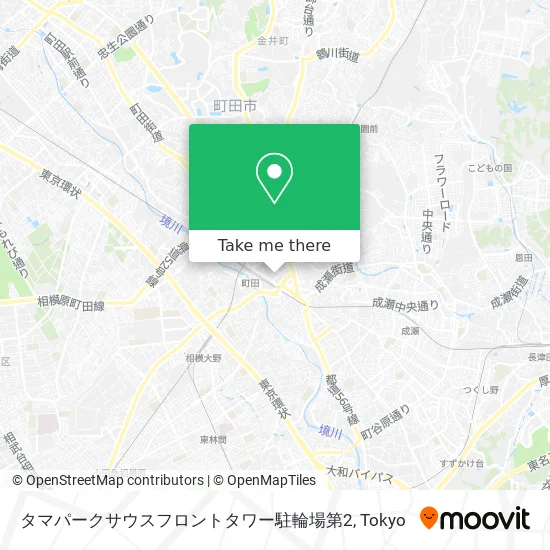 タマパークサウスフロントタワー駐輪場第2 map