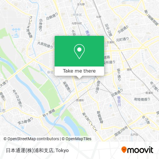 日本通運(株)浦和支店 map