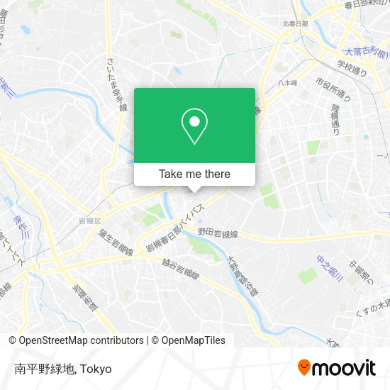 南平野緑地 map