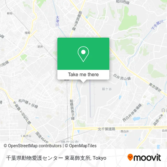 千葉県動物愛護センター 東葛飾支所 map
