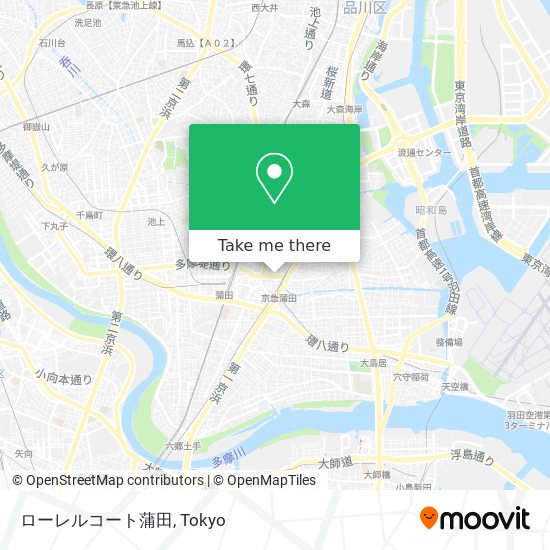 ローレルコート蒲田 map