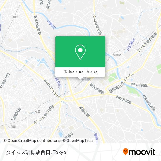 タイムズ岩槻駅西口 map