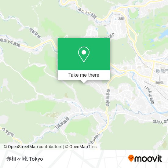 赤根ヶ峠 map