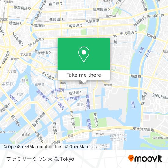 ファミリータウン東陽 map