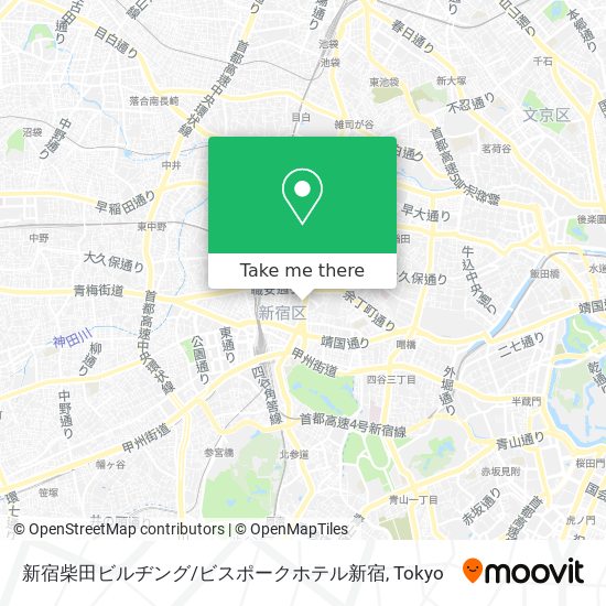 新宿柴田ビルヂング/ビスポークホテル新宿 map