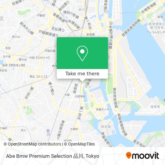 Abe Bmw Premium Selection 品川 map