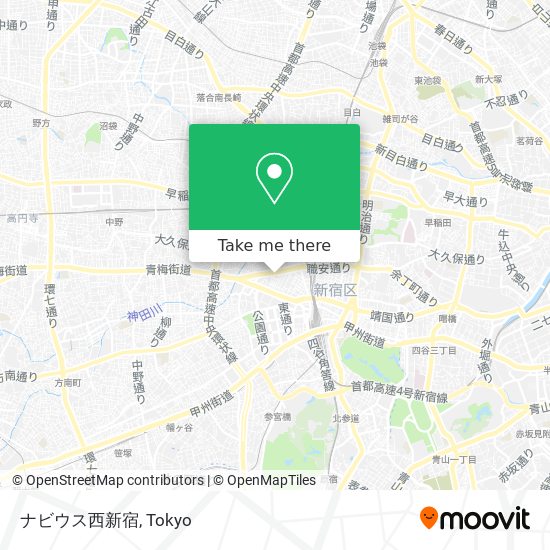 ナビウス西新宿 map