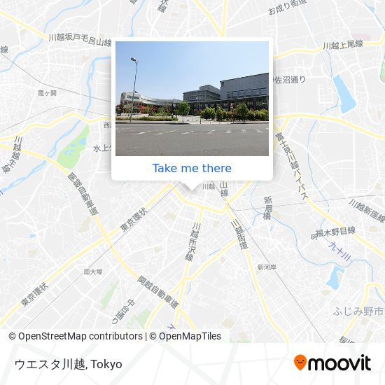 ウエスタ川越 map