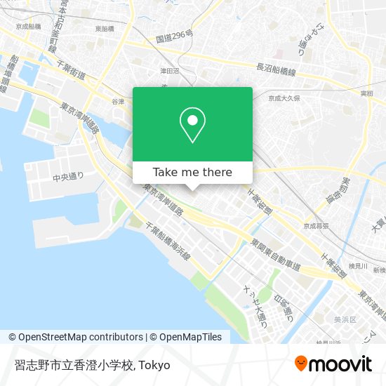 習志野市立香澄小学校 map