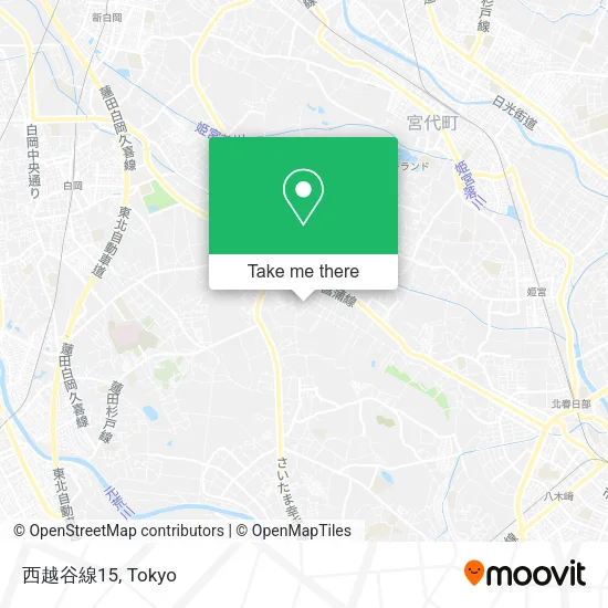西越谷線15 map
