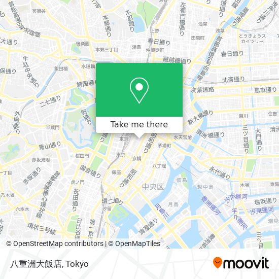 八重洲大飯店 map