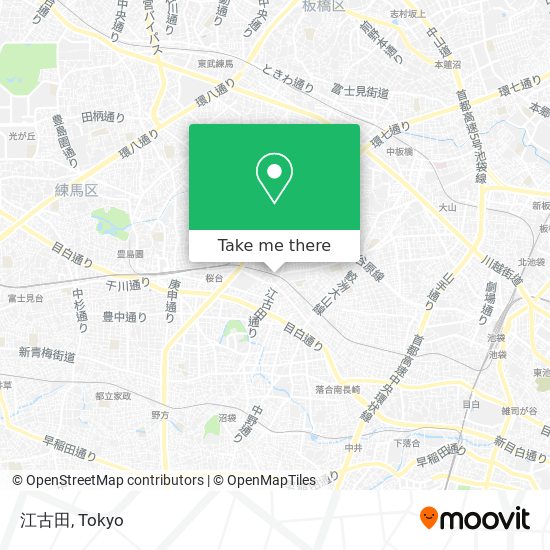 江古田 map