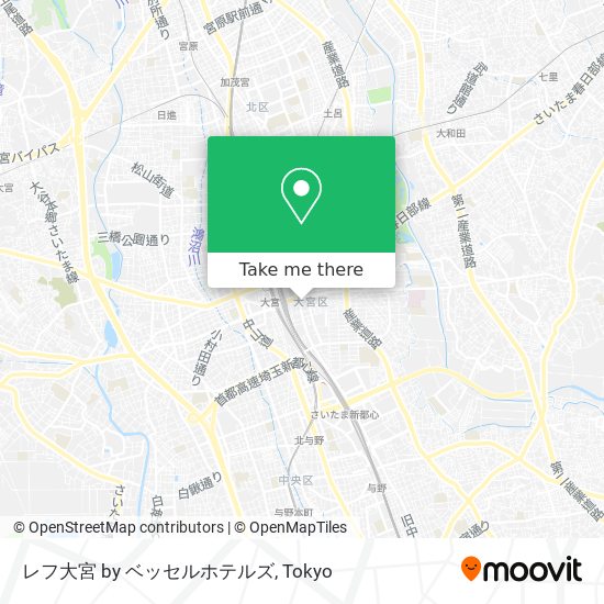 レフ大宮 by ベッセルホテルズ map