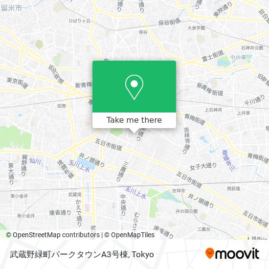 武蔵野緑町パークタウンA3号棟 map