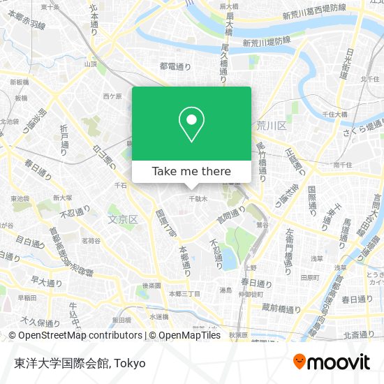 東洋大学国際会館 map