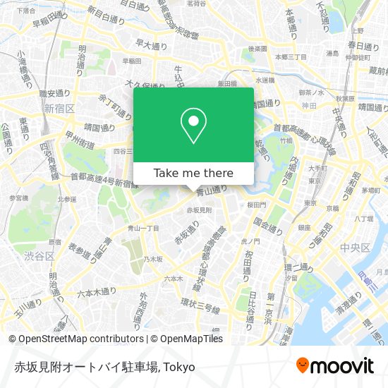 赤坂見附オートバイ駐車場 map