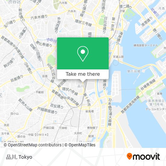 品川 map