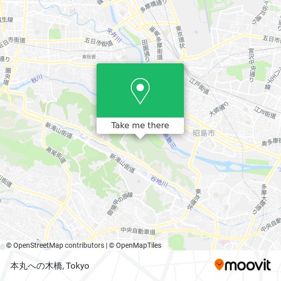 本丸への木橋 map