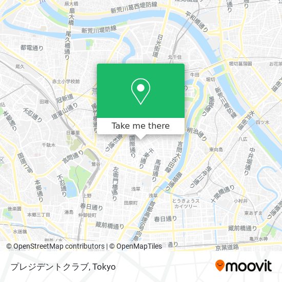 プレジデントクラブ map
