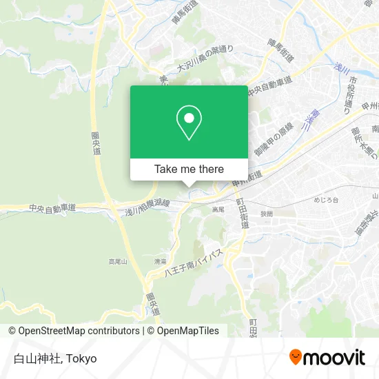 白山神社 map