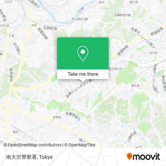 Minami Osawa Police Station map