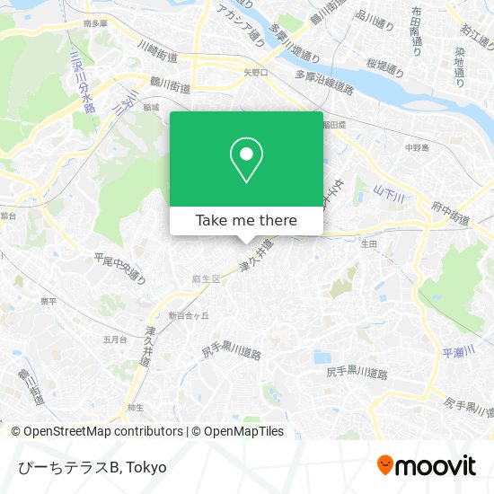 ぴーちテラスB map