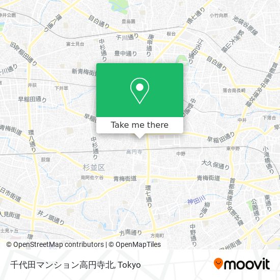 千代田マンション高円寺北 map