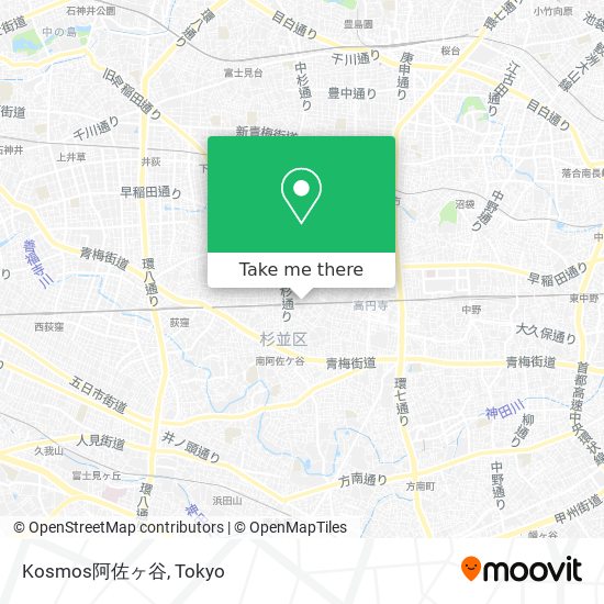 Kosmos阿佐ヶ谷 map