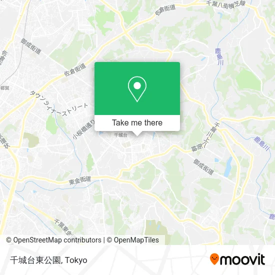 千城台東公園 map