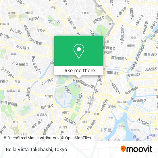 Bella Vista Takebashi map