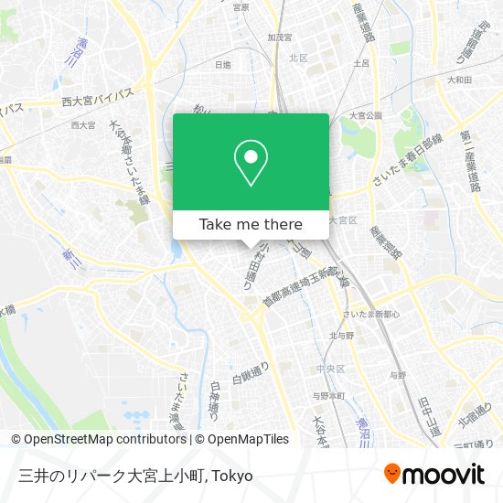 三井のリパーク大宮上小町 map