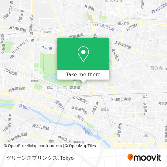 グリーンスプリングス map