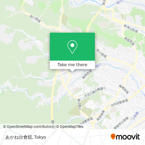 あかね台會舘 map