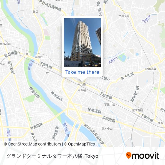 グランドターミナルタワー本八幡 map
