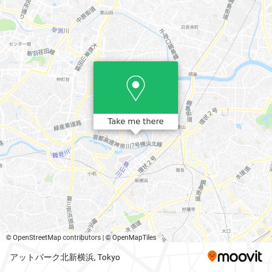 アットパーク北新横浜 map