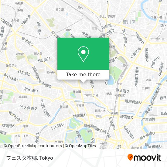 フェスタ本郷 map