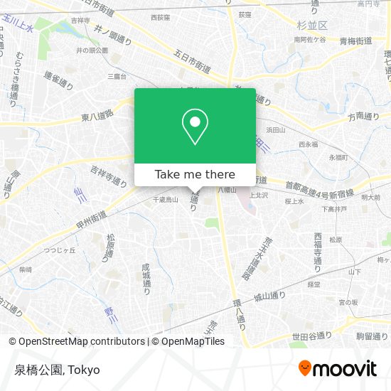 泉橋公園 map