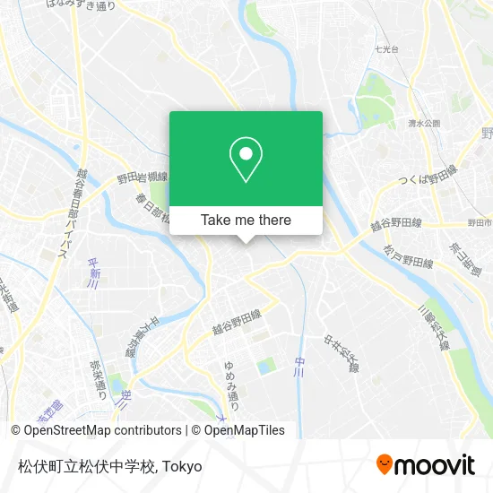 松伏町立松伏中学校 map