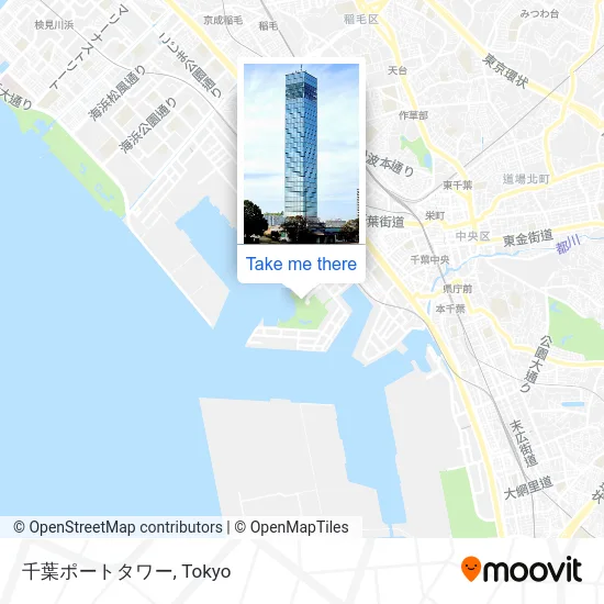 Chiba Port Tower map