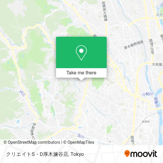 クリエイトS・D厚木旛谷店 map