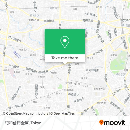 昭和信用金庫 map