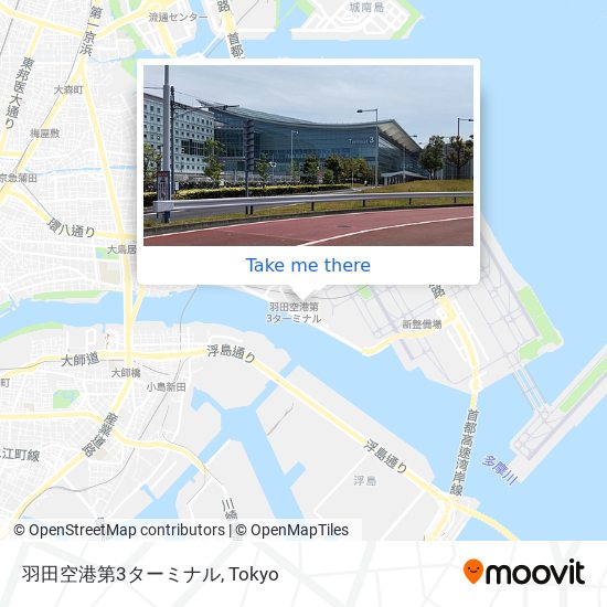 羽田空港第3ターミナル map