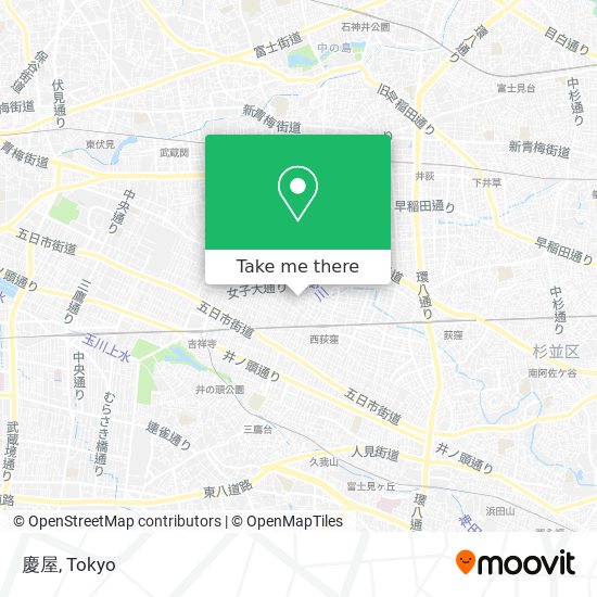 慶屋 map