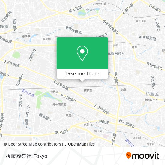 後藤葬祭社 map