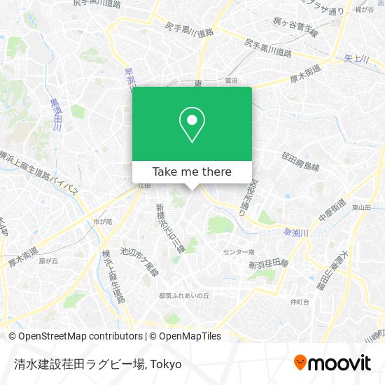 清水建設荏田ラグビー場 map