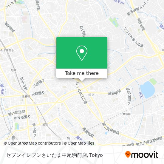 セブンイレブンさいたま中尾駒前店 map